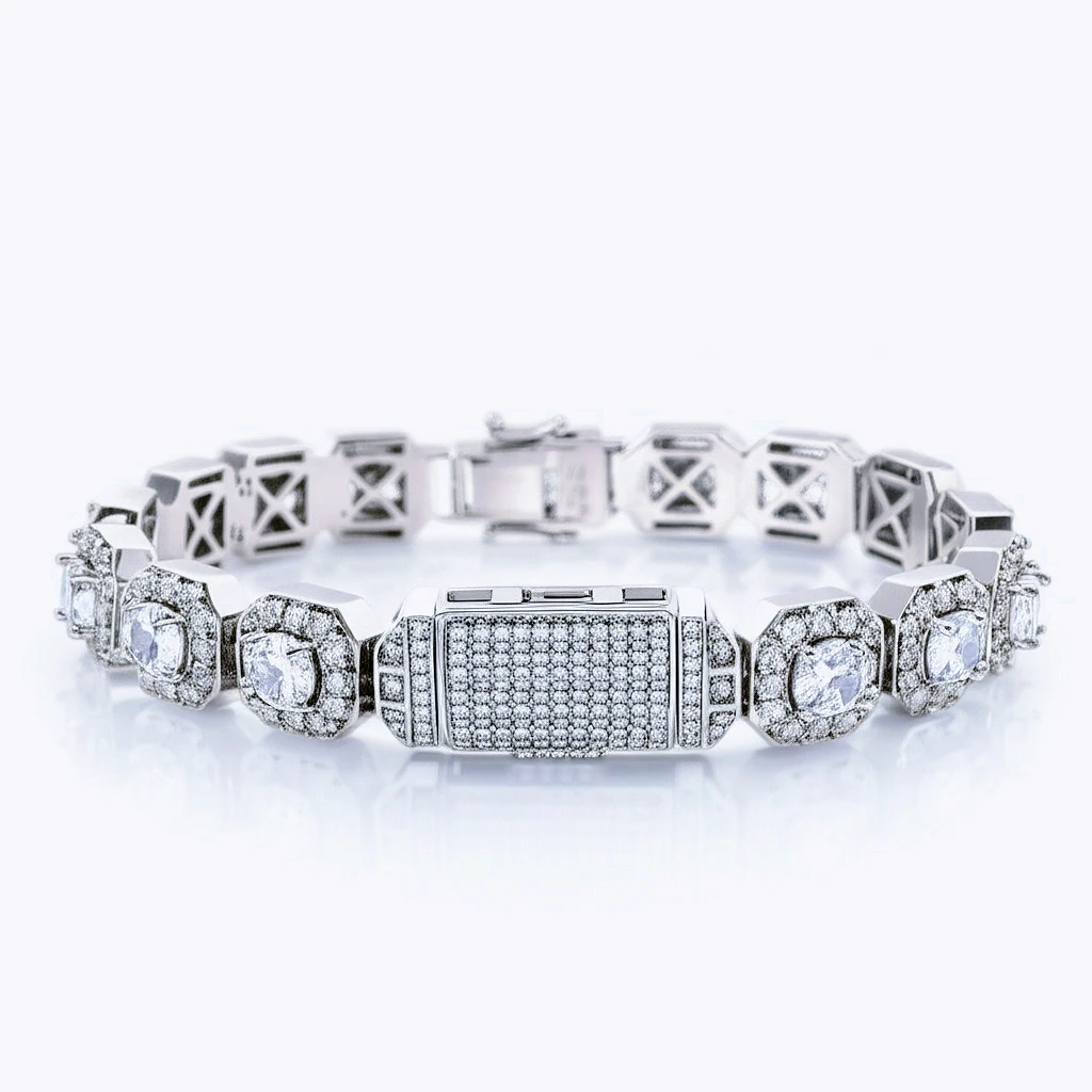 BTSP 逆爱池骋同款高碳满锆潮高级冰糖手链