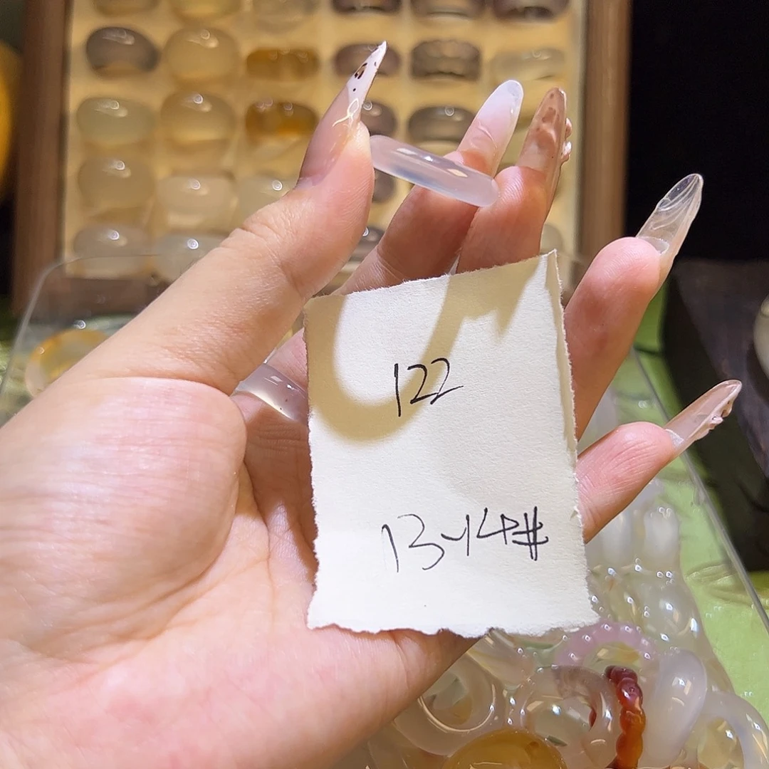 未镶嵌戒指玛瑙/玉髓