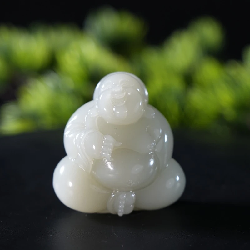 lot46 和田玉佛公吊坠/QG51229-186354 保利山东