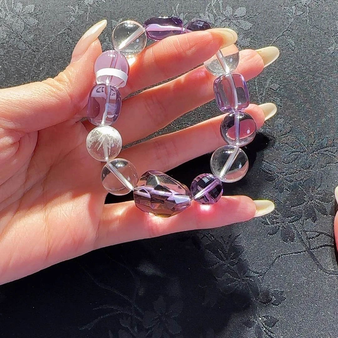 水晶手串未镶嵌水晶多宝手串