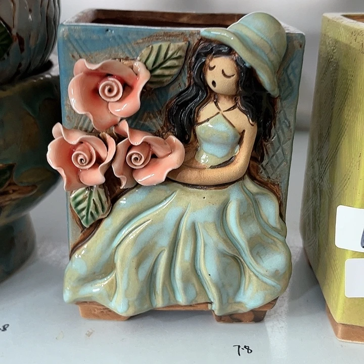 紫砂花盆粗陶材质多肉花盆