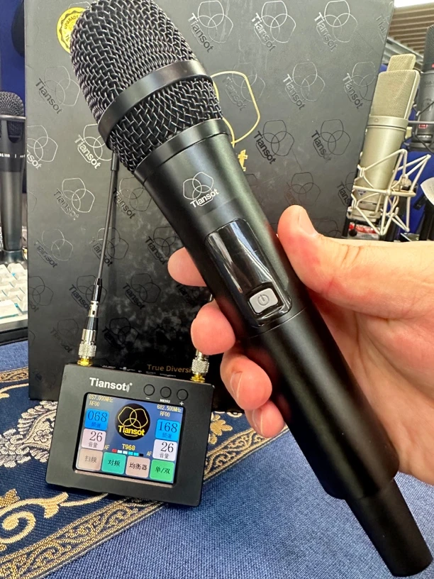 99新  Tiansot 无线一拖一 t968 手持动圈麦克