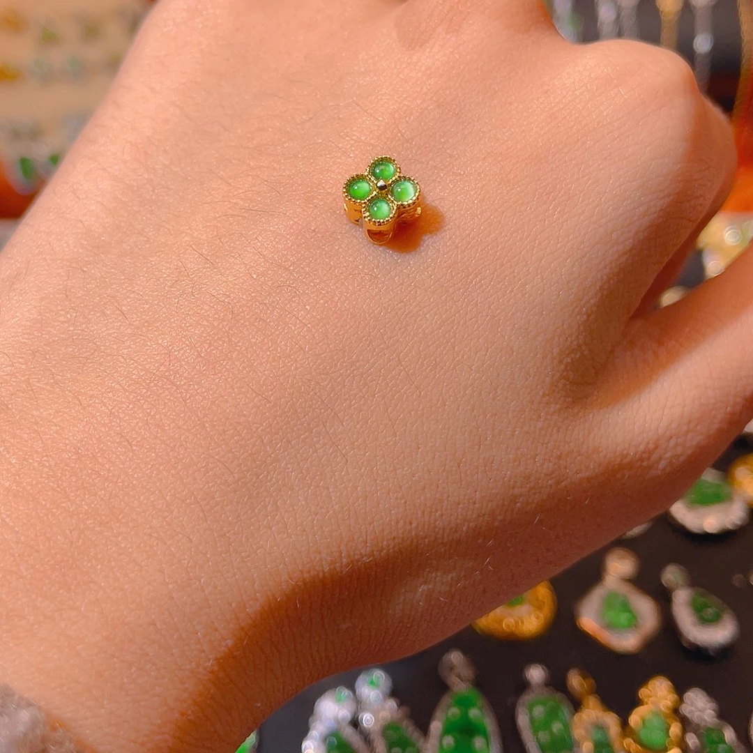 翡翠银S925镶嵌颈饰