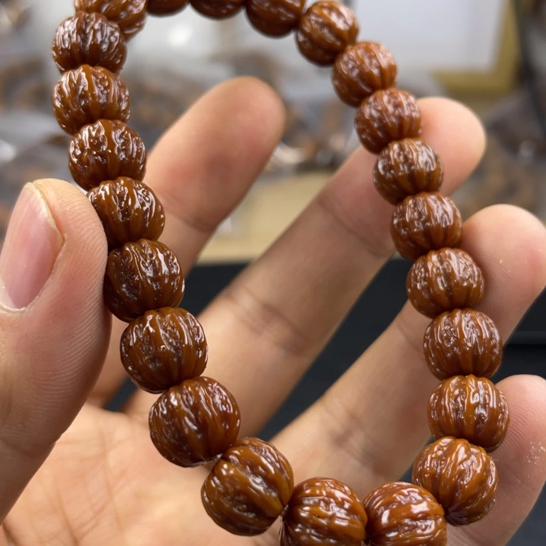 猴头核桃吊坠?*亮这样