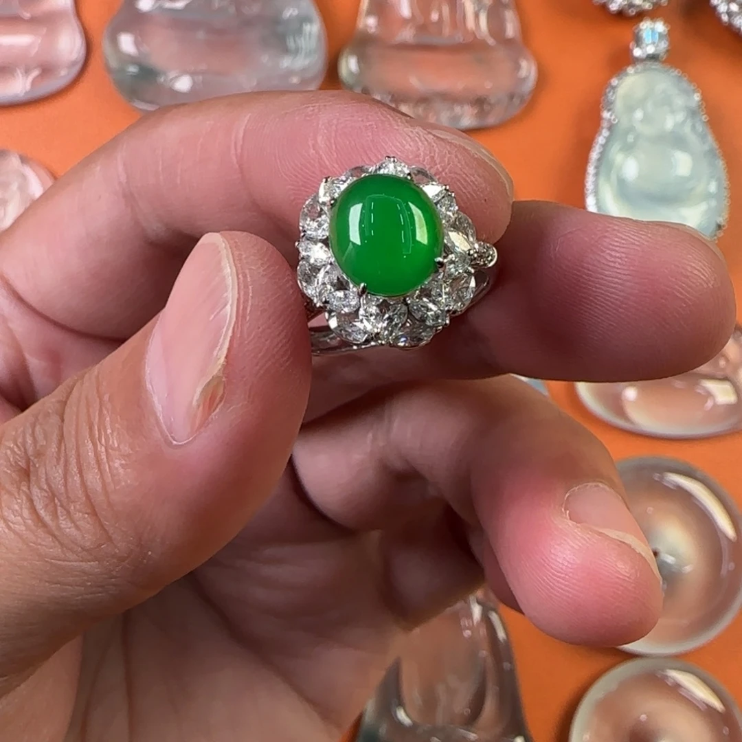 定制翡翠未镶嵌天然