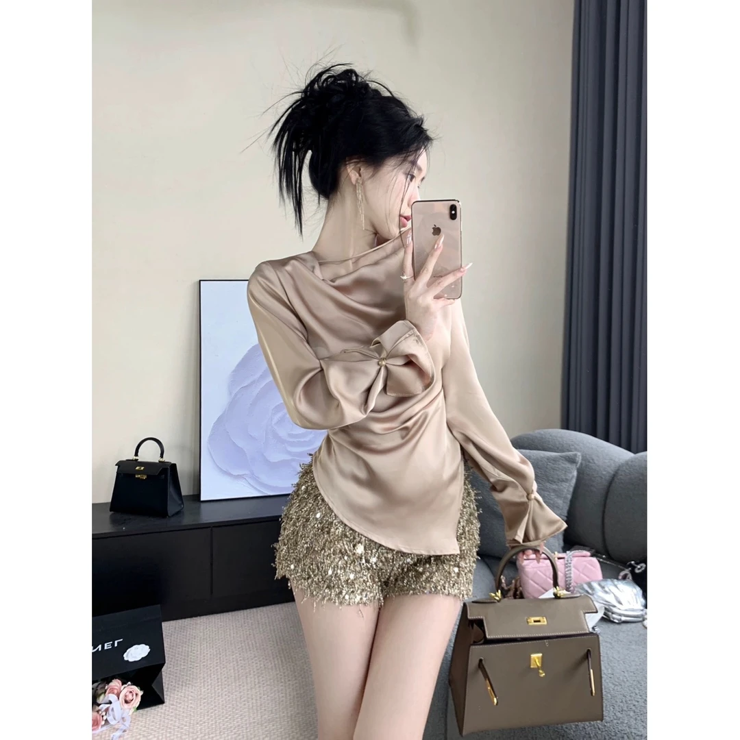 头头女装 设计感流苏短裤#1105