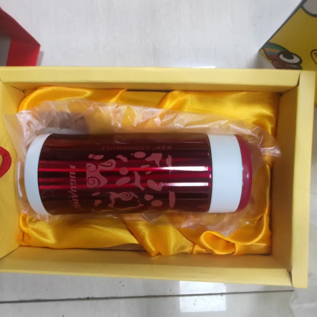 DG-P001红色生态杯时尚家用便携双层水杯