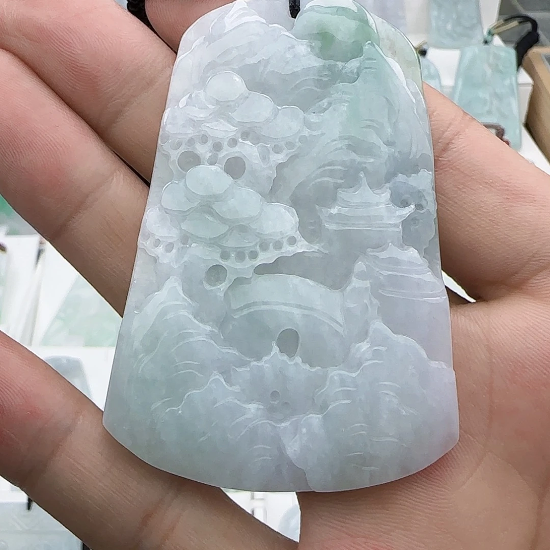 翡翠未镶嵌颈饰翡翠