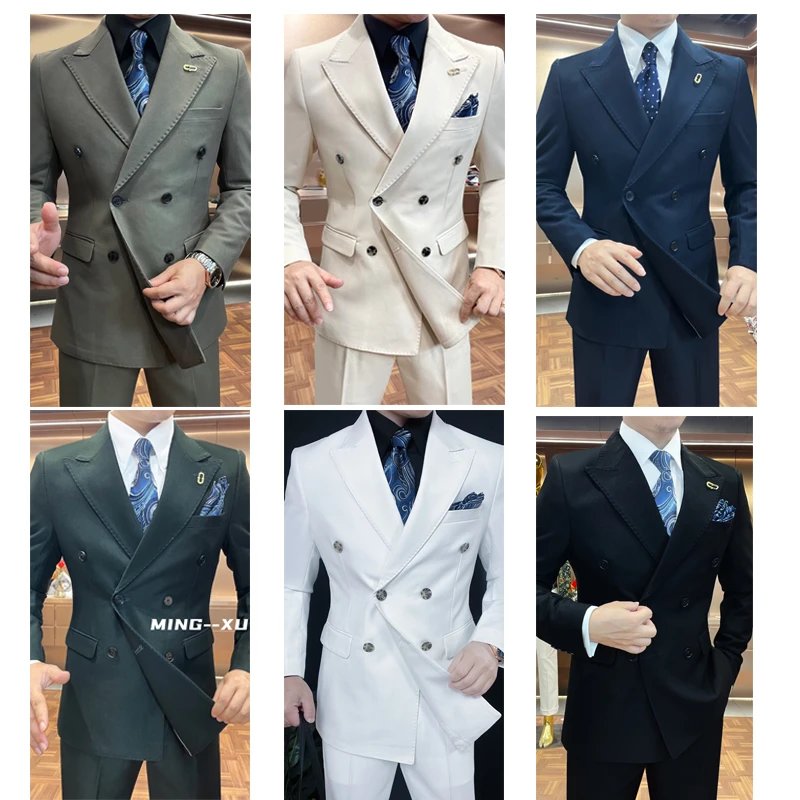 26年四季新款TR颗粒面料西服套装修身表演舞台西装高级感西装外套