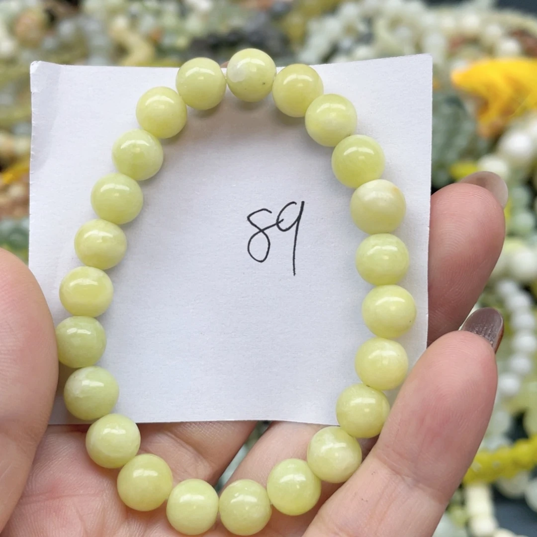 未镶嵌蛇纹石玉手链