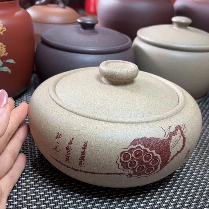 紫砂茶叶罐中高端紫砂茶叶罐