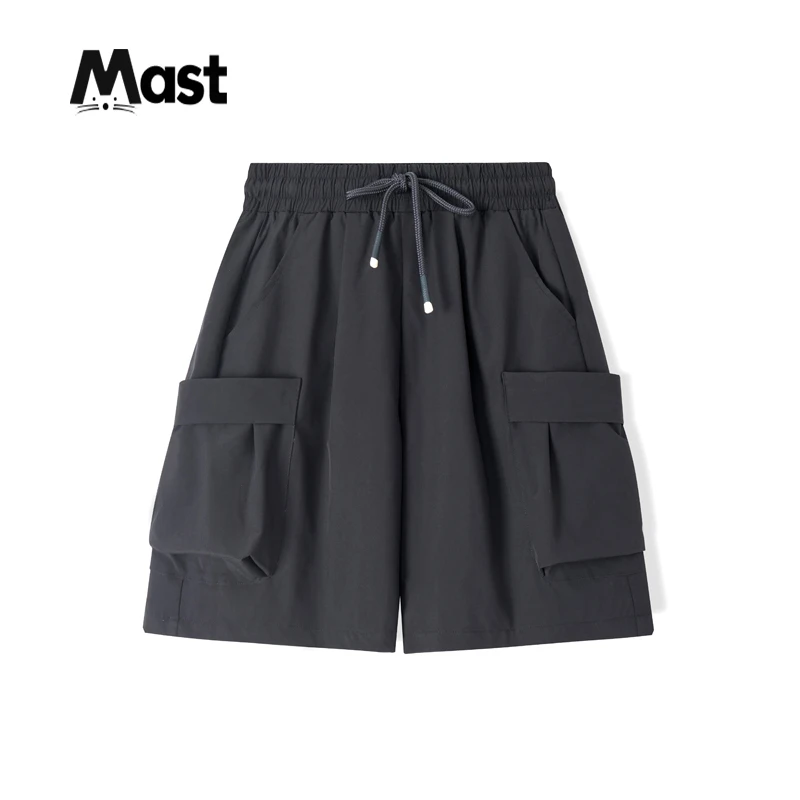 Mast『速干防水面料』2025年夏季青少年男女同款休闲宽松短裤