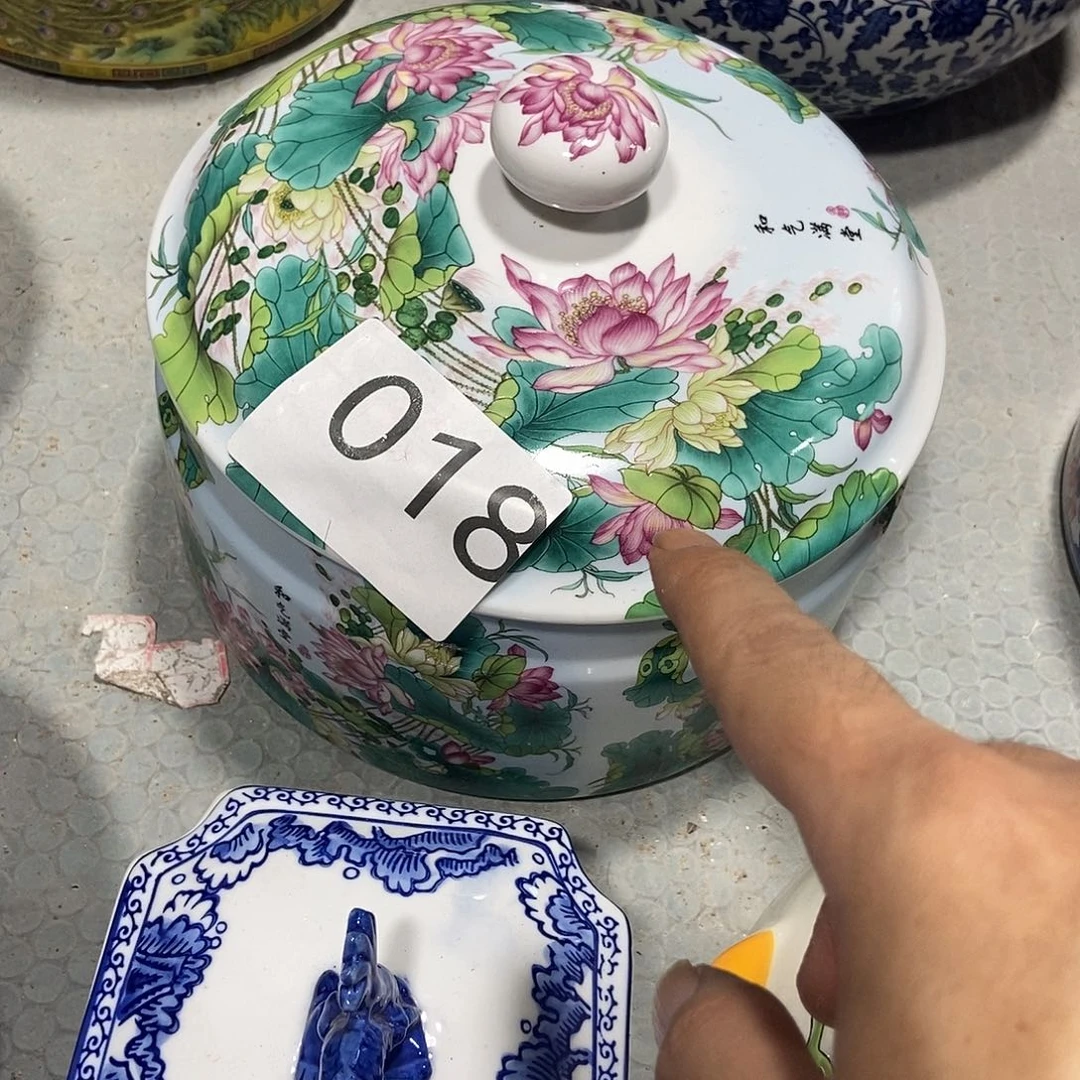 瓷片景德镇陶瓷罐018
