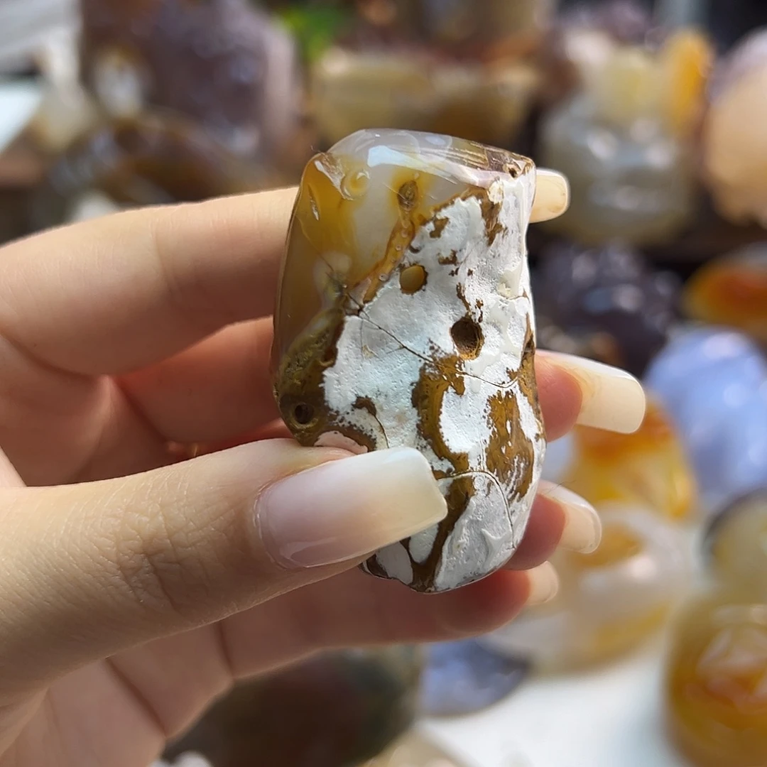 玛瑙/玉髓未镶嵌颈饰