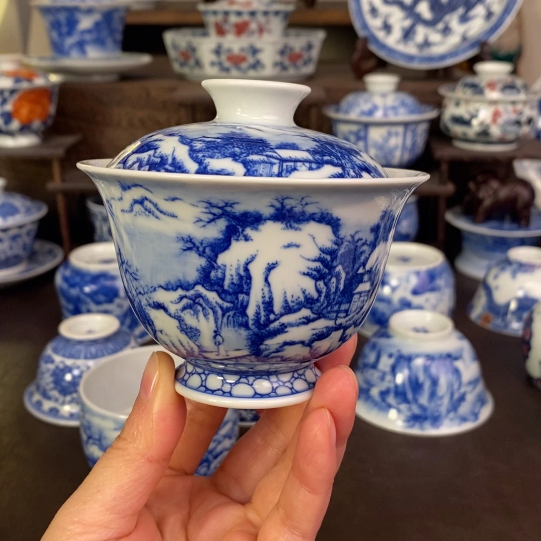 景德镇陶瓷手工手绘