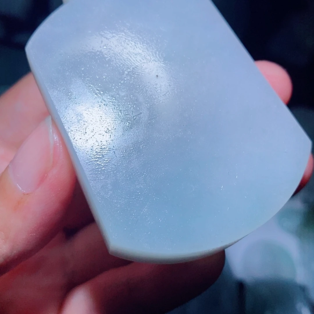 定制翡翠未镶嵌毛货吊坠