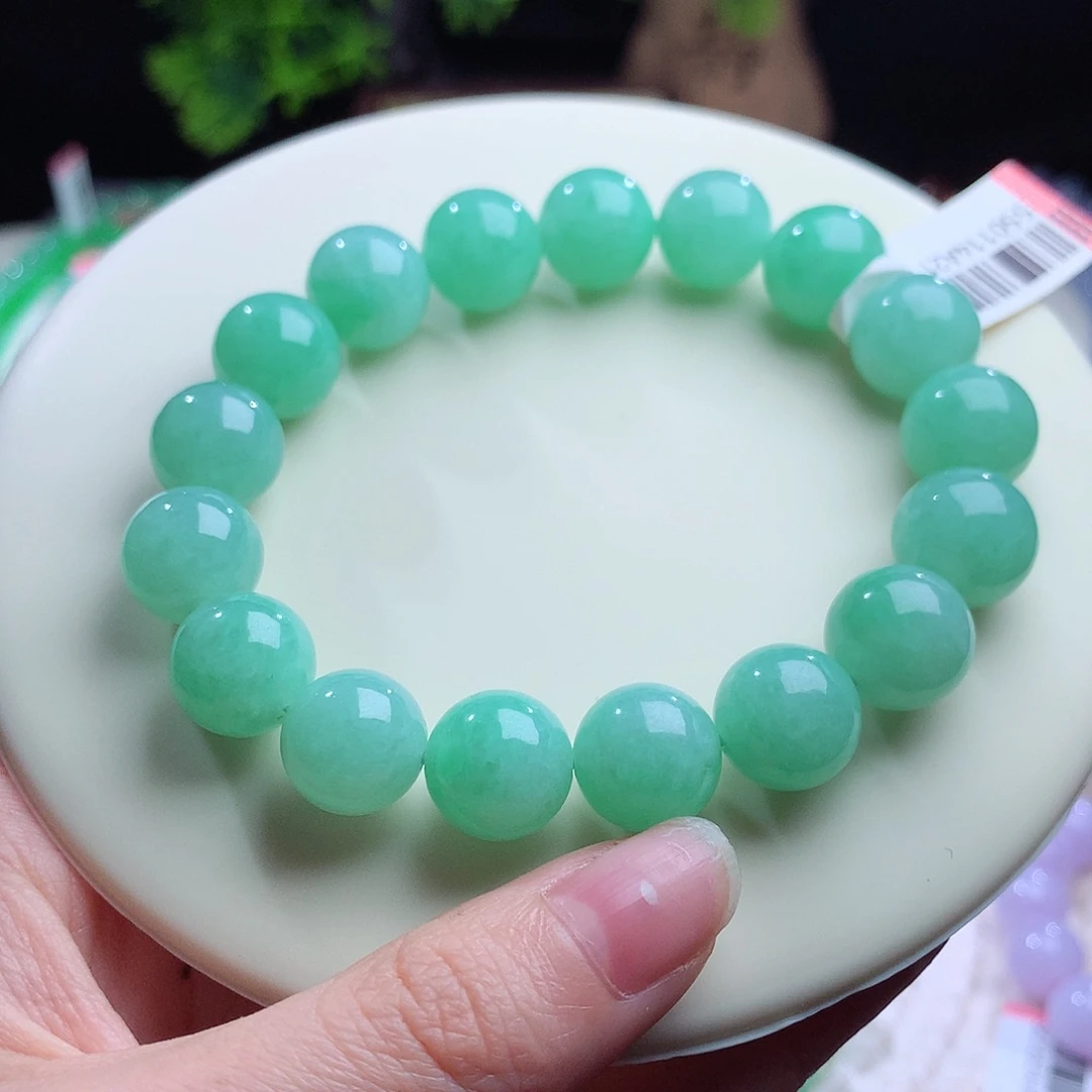 翡翠未镶嵌手串卡12