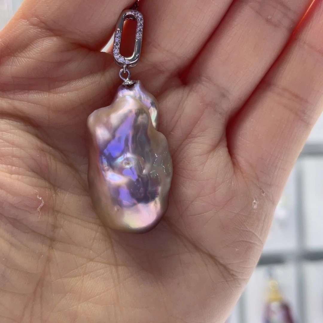 银S925镶嵌淡水珍珠耳饰不****?