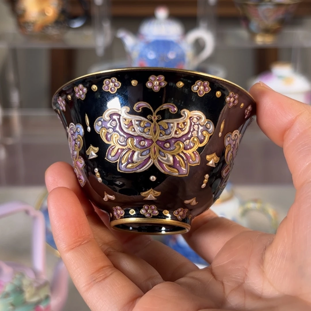 艳***艳纯手工手绘 高端茶器