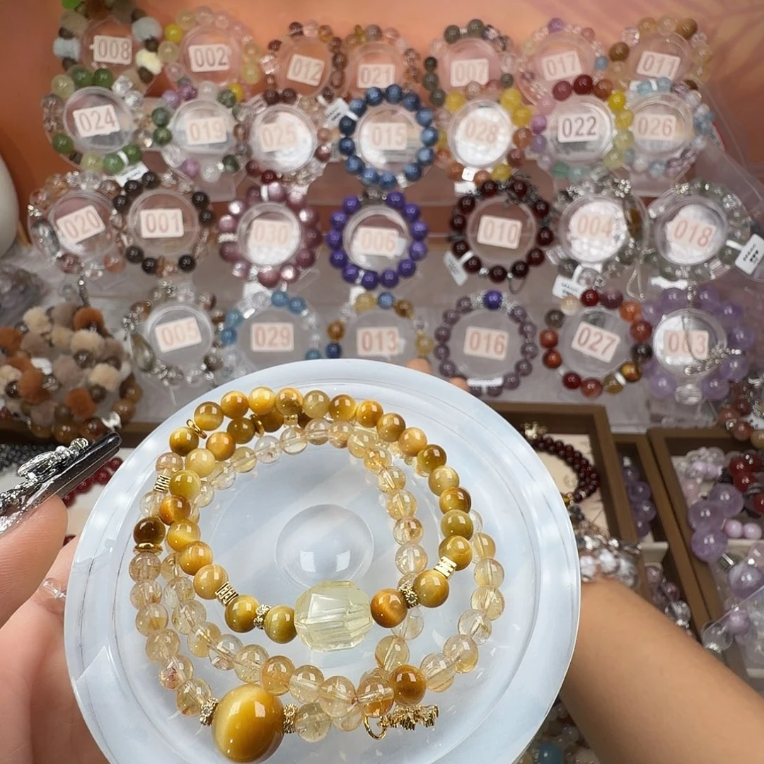 甜***蜜水晶手链合金999998999