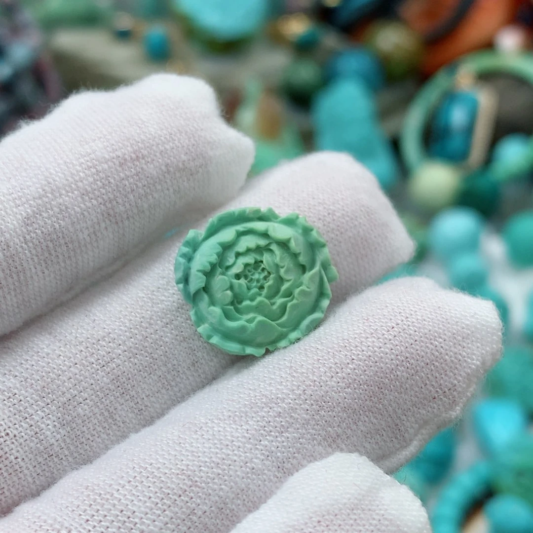 绿松石珠宝奇石未镶嵌