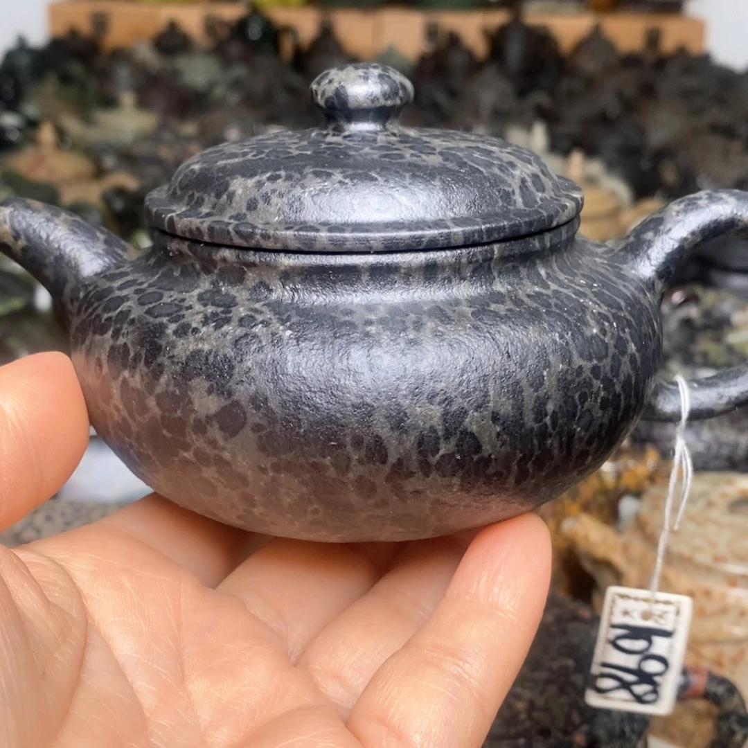 冰碛岩豹纹仿古壶240cc