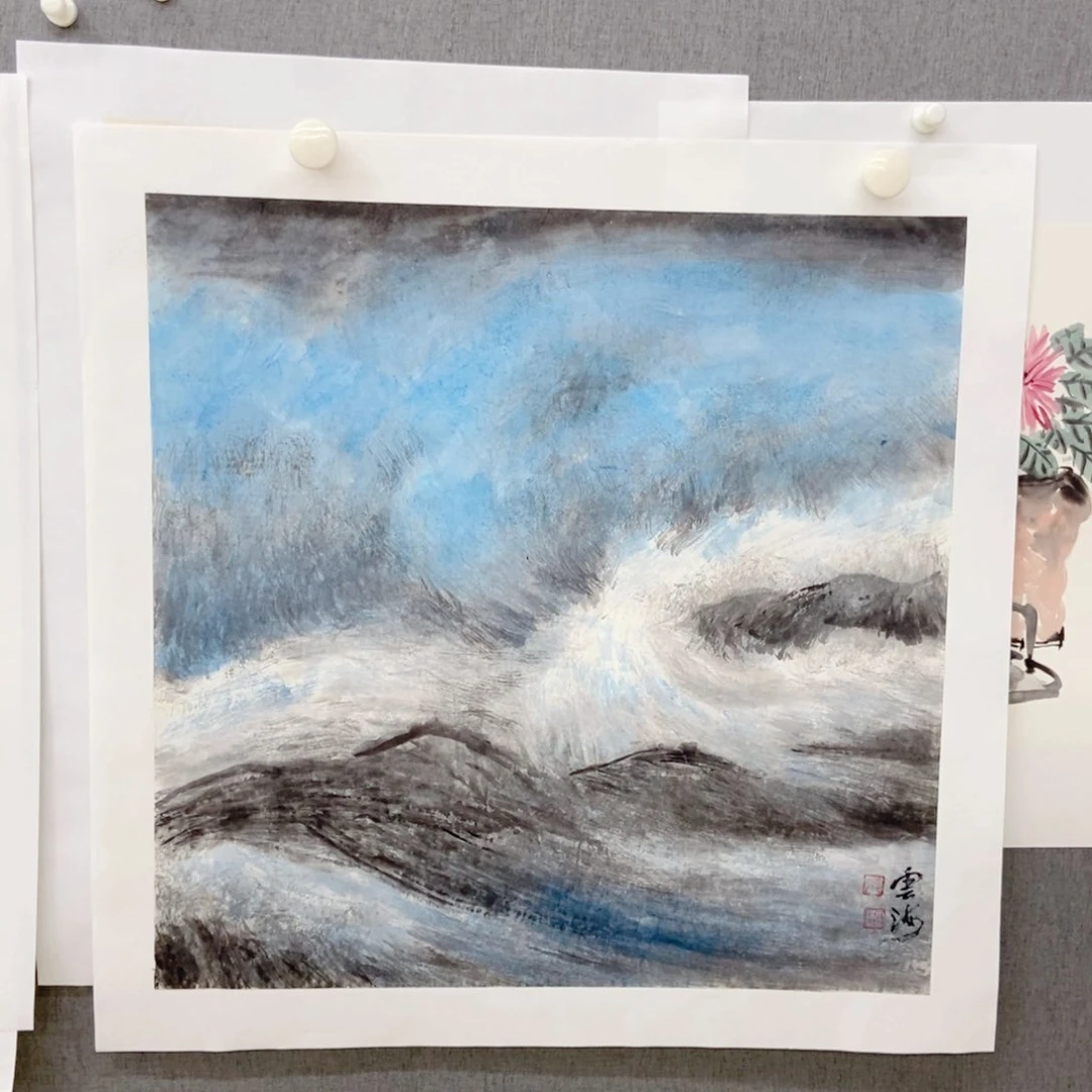 林***原国画手绘手写国画51