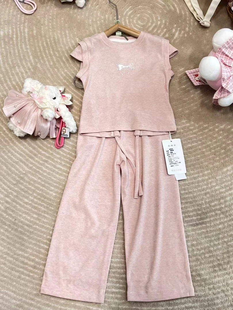 2576夏季新款女宝两件套