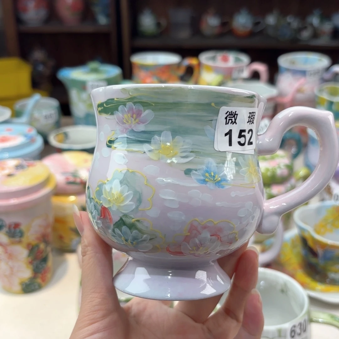 景德镇手绘高温釉下彩陶瓷茶具