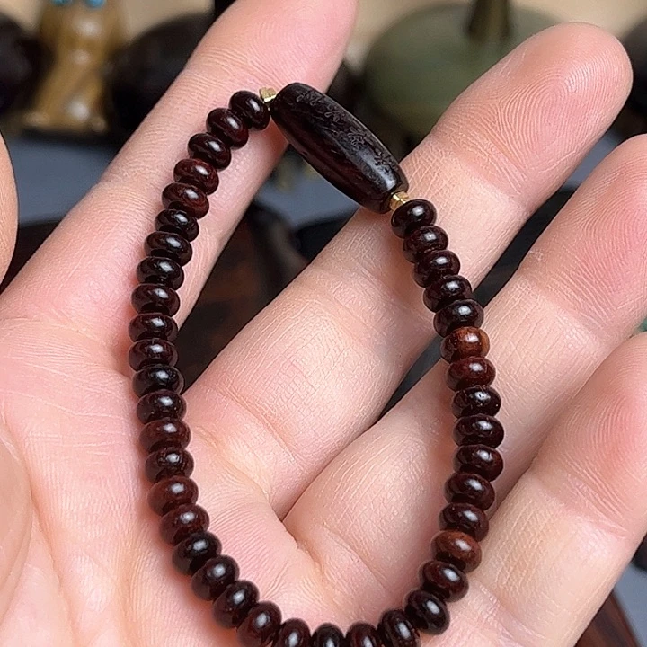 交趾黄檀（大红酸枝）檀木手串手链