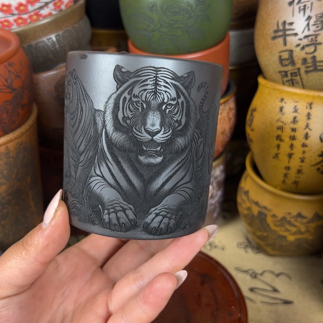紫砂茶杯紫砂紫砂