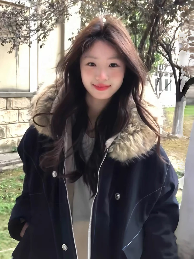 超好看座山雕棉服女2025冬季新款棉袄加绒派克服小个子厚外套棉衣