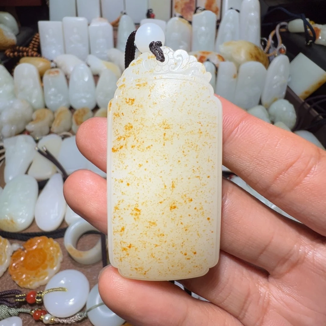 和田玉吊坠(不含链)未镶嵌远**9