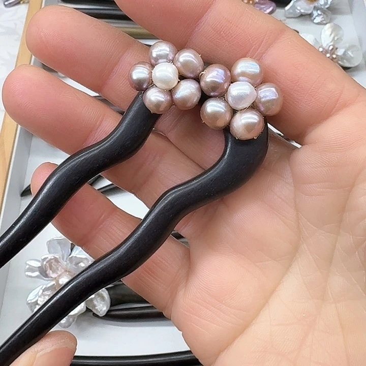 淡水珍珠珍珠银S925镶嵌