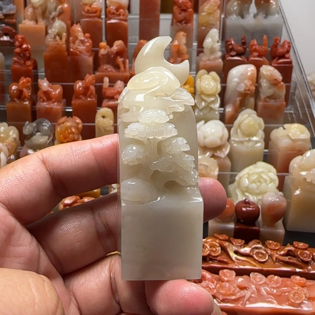 老挝石明月  2.5×7.6
