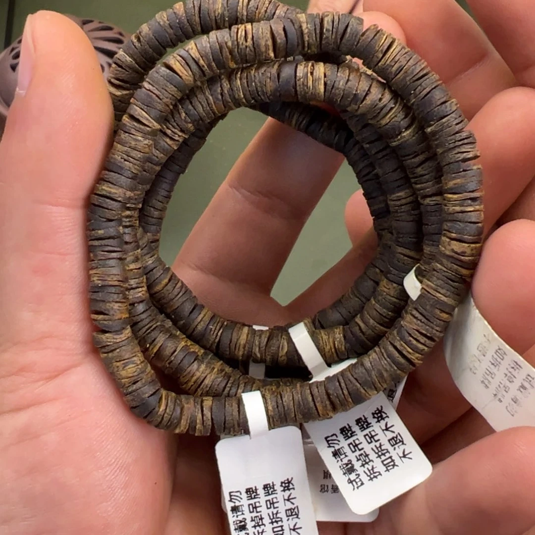 手串沉香海南老白棋沉水片珠单圈多样性发一05/4