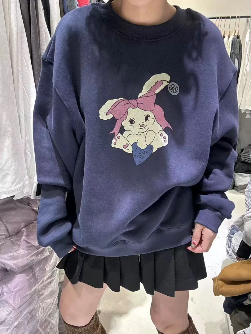 韩版新款兔子女孩卫衣