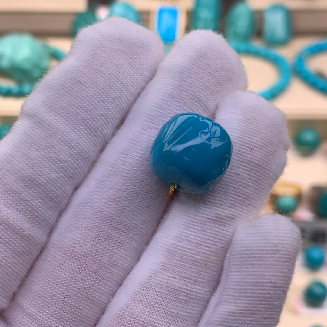 未镶嵌绿松石珠宝奇石13.8−13