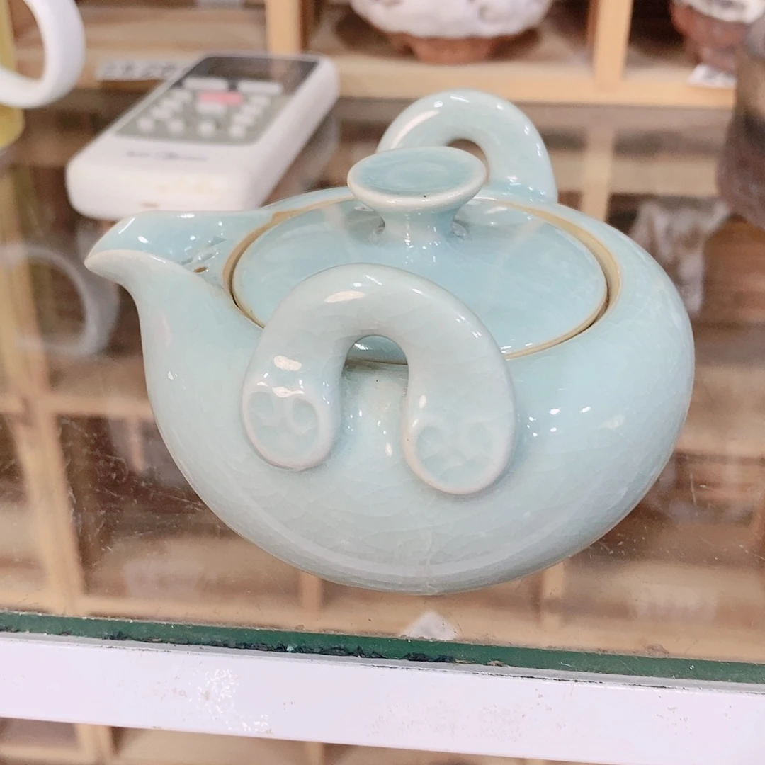 粗陶志野柴烧茶具