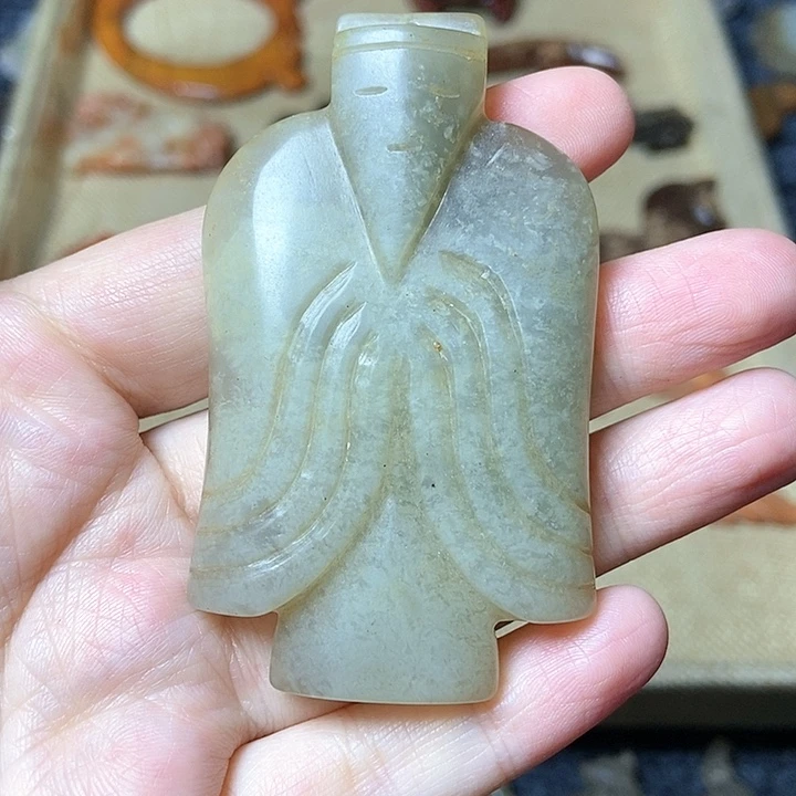 和田玉未镶嵌颈饰27