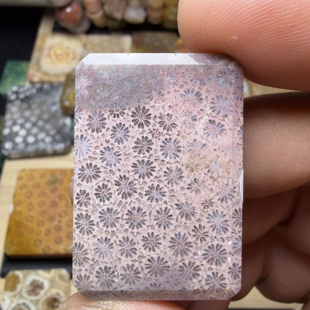 硅化玉未镶嵌纯天然色有机玉石保真色