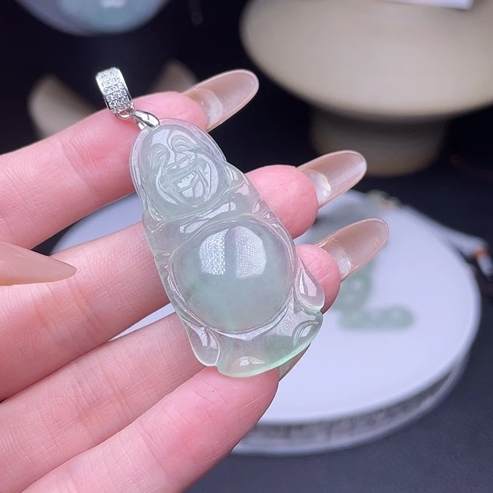 翡翠未镶嵌颈饰吊坠