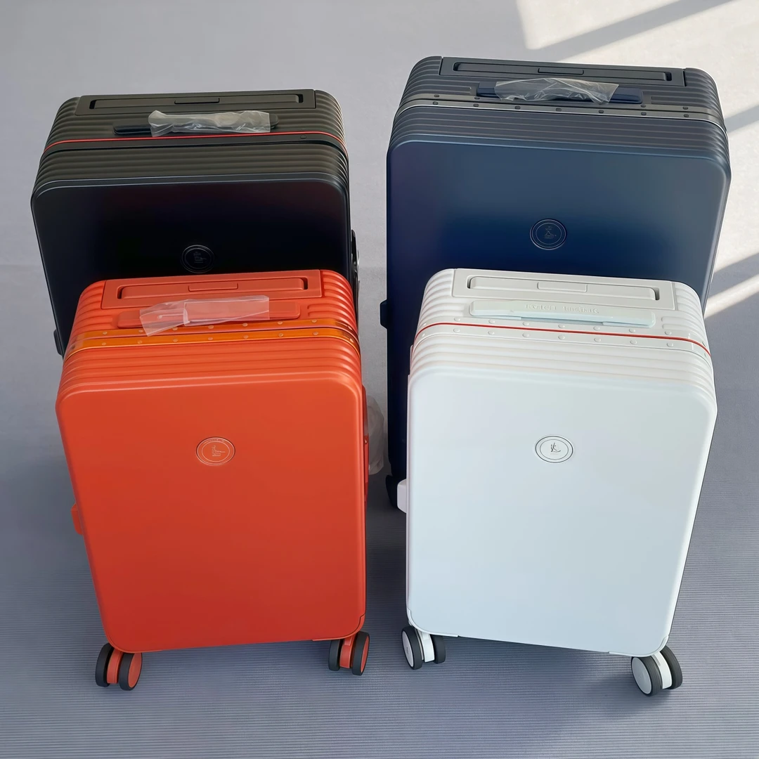品牌行李箱万向轮旅行箱子铝框TSA海关锁扣密码箱结实耐用旅行箱