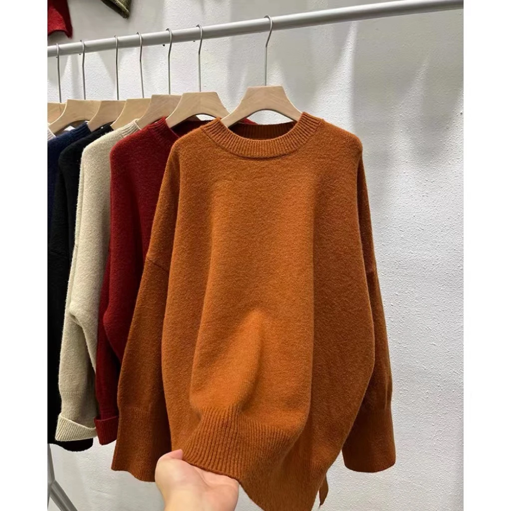 请叫我大韩 MY127圆领宽松毛衣