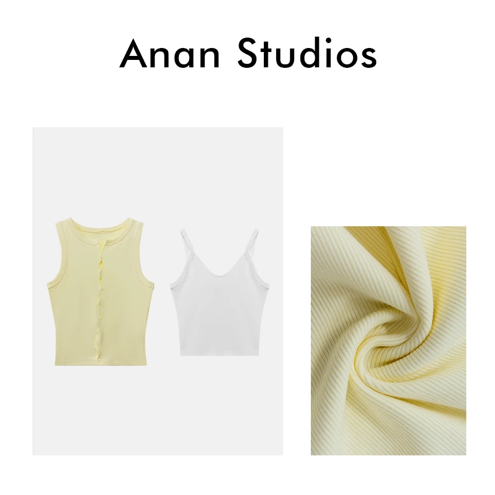 [no退no换]【人鱼姬】新款美式减龄吊带+马甲上衣（两件套）8191