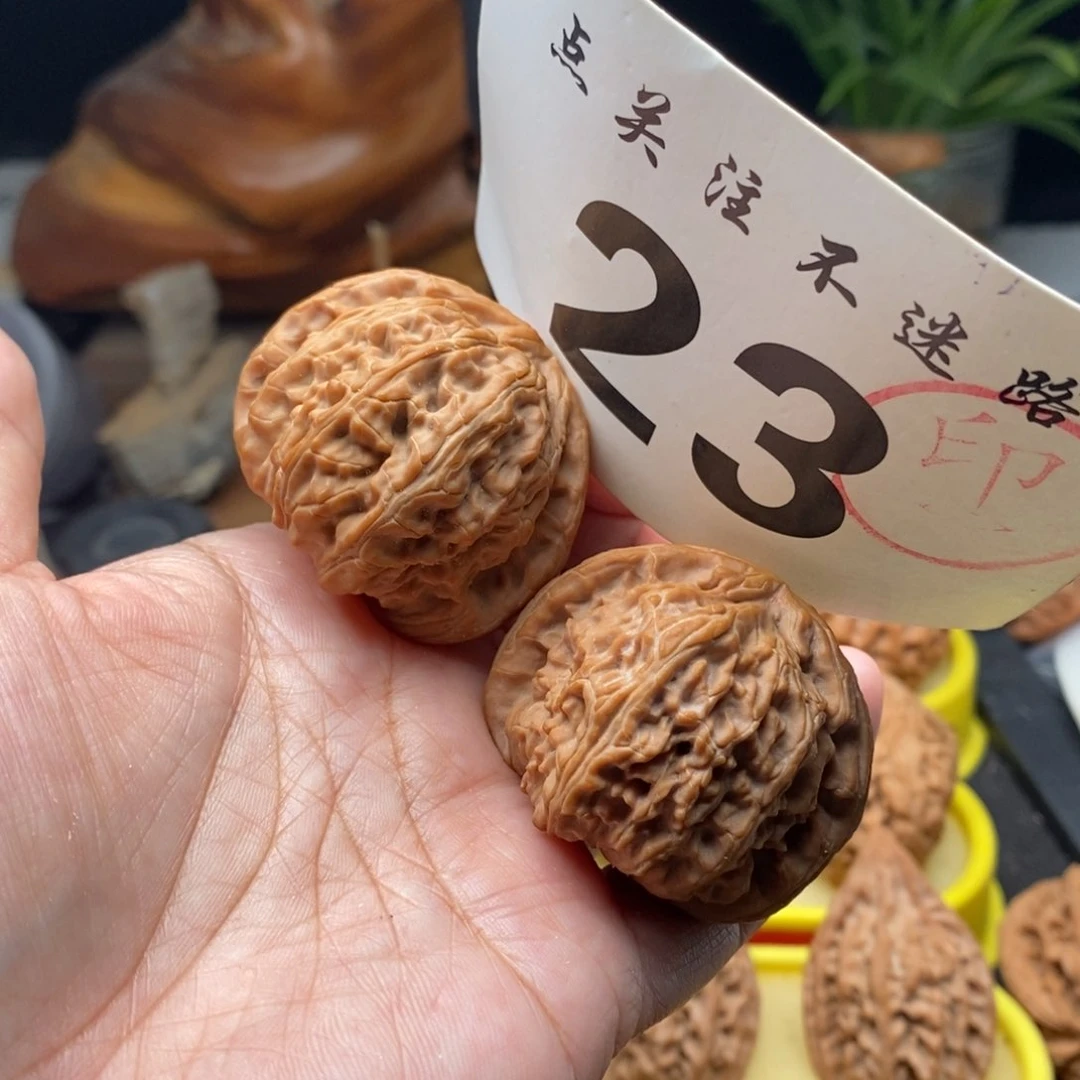 把件文玩核桃44白狮子
