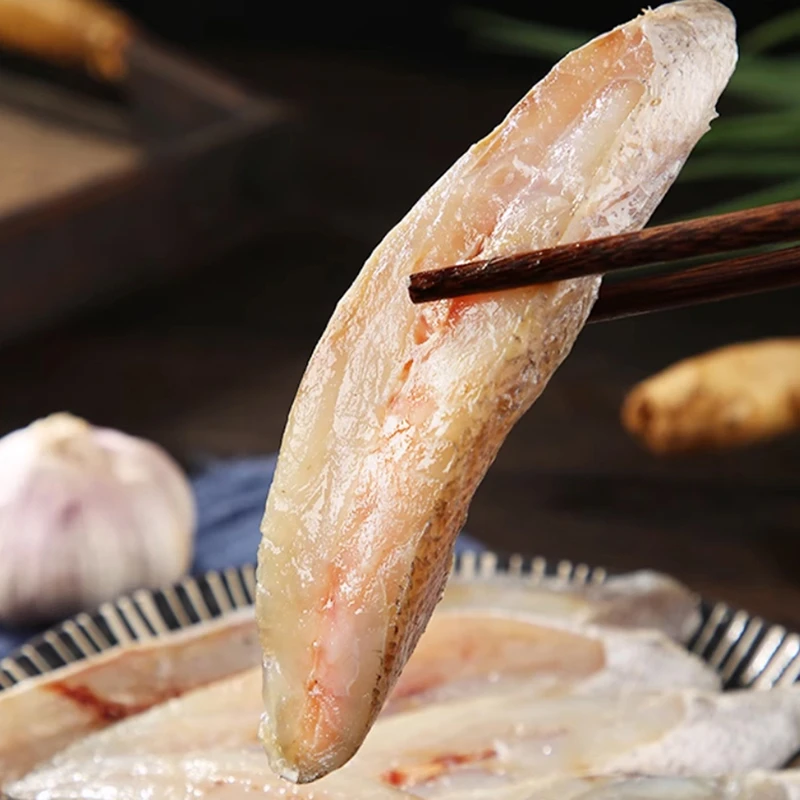 温州特产新鲜鮸鱼干半干鮸鱼粒淡晒风干海鲜干货鮸鱼中段刺少肉多