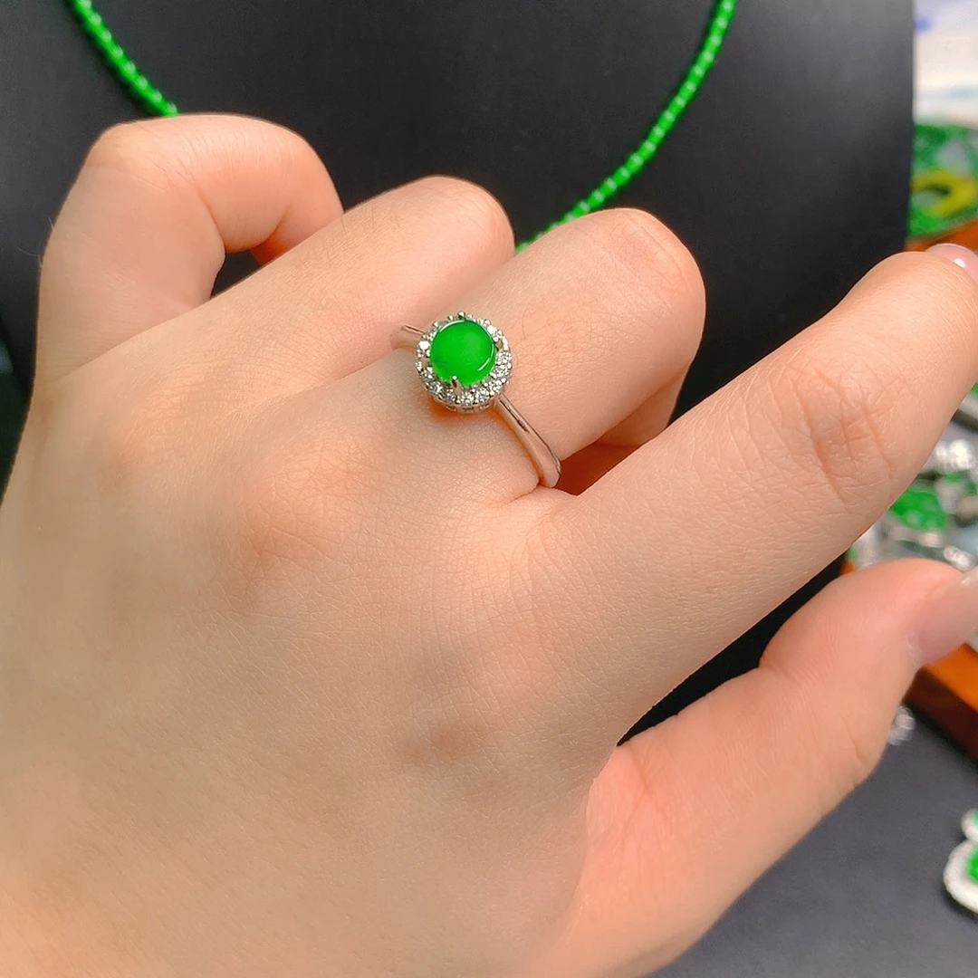 翡翠未镶嵌吊坠(不含链)戒指