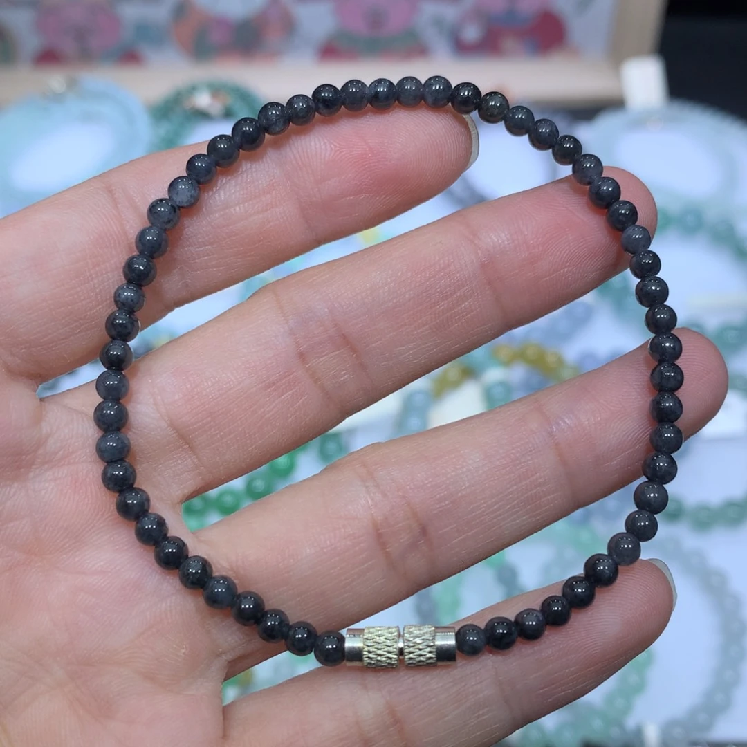 翡翠未镶嵌手链天然