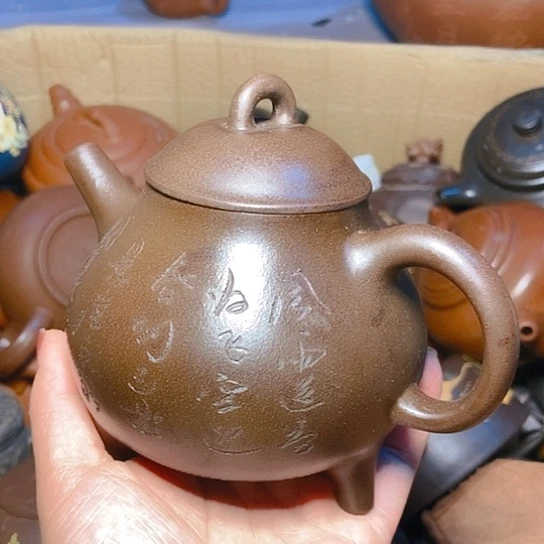 茶壶紫砂全手工制作宜兴紫砂壶